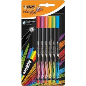 Cienkopisy Bic Intensity Fine 0.4mm, 6 kolorów